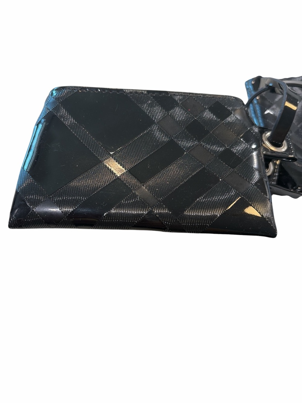 Burberry Fragrances 3-Piece Cosmetic Pouch Set – Black "Beat Check" - Picture 3 of 8